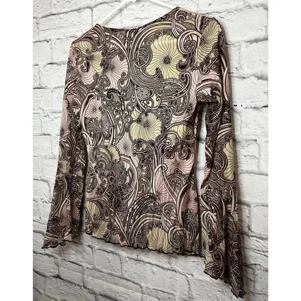 Vintage Y2K fairycore Route 66 boho top size S. - Image 4