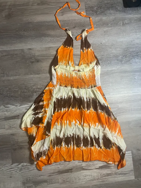 Bali Halter Tie Dye Dress - Image 6