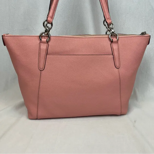 Coach F57526 Ava Tote Crossgrain Leather Bag Blush Pink / Silver - NEW w/ DEFECT - Image 12