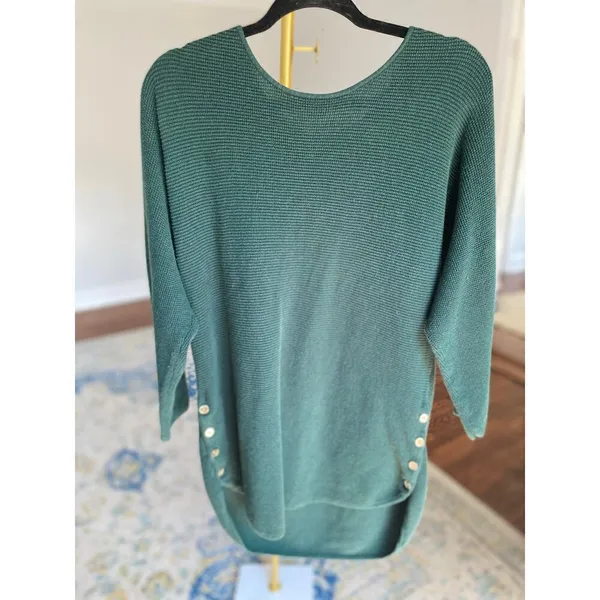 Michael‎ Kors Knit Tunic Sweater Coastal Grandmother Quiet Luxury Cottagecore - Image 8