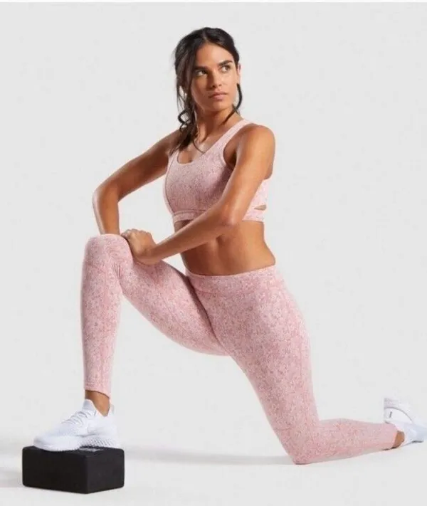 Gymshark Fleur Texture Leggings - Image 3