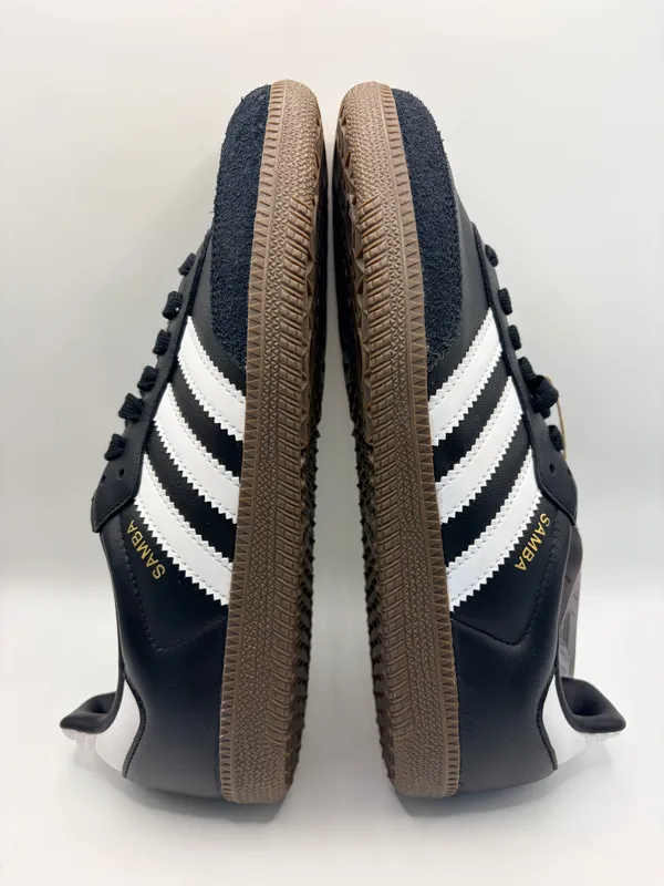 Adidas Samba OG IG9031 Black White Gum Leather Suede Sneakers Men 7.5 Women 8.5 - Image 6