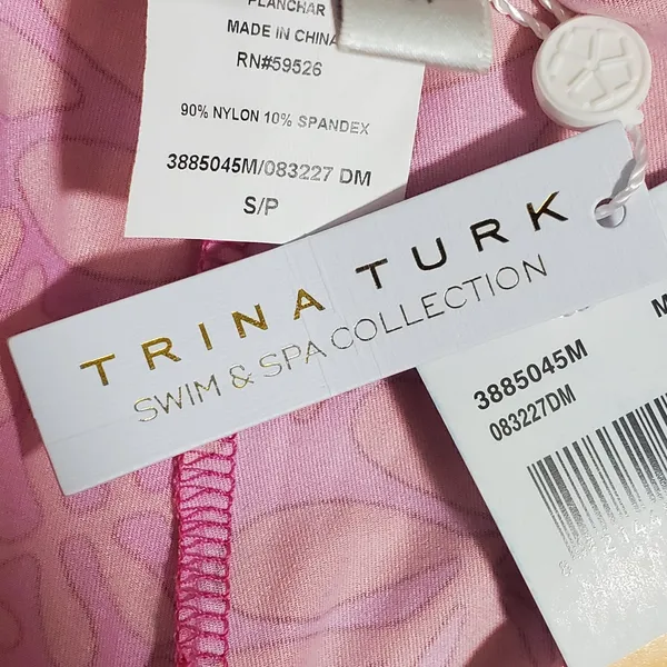 TRINA TURK WOMEN'S TRELLIS‎ SWIM COVER-UP PANT Size S - Image 10