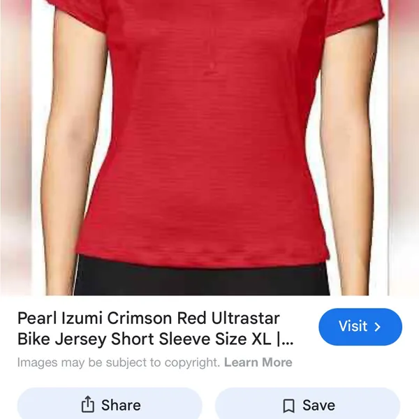 PEARL IZUMI Vibrant Red Podium Cycling Jersey - Image 12