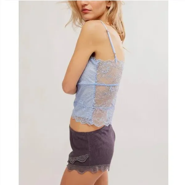 FREE PEOPLE NWT Lacey Essential Cami / Kentucky Blue - M - Image 4