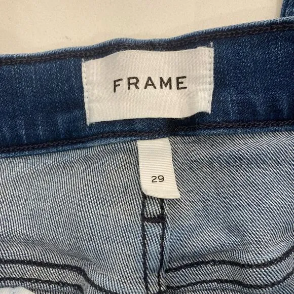 FRAME Le Sylvie Crop Jeans in‎ Edgewater Chew Size 29 - Image 7