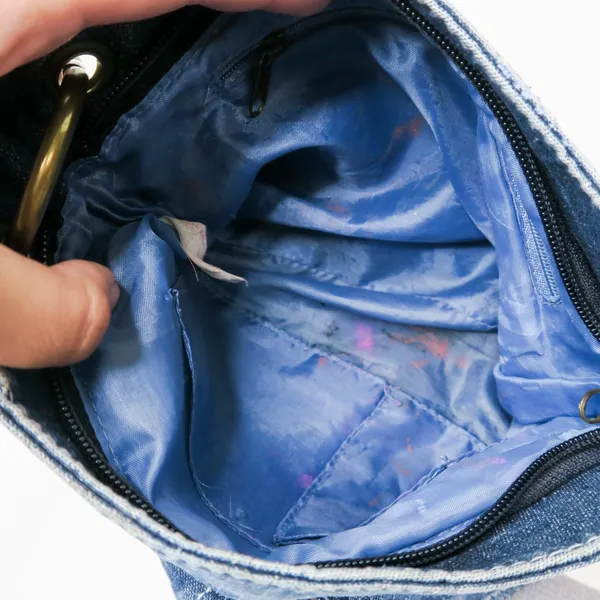 Vintage Y2K American Eagle Denim Purse - Image 8