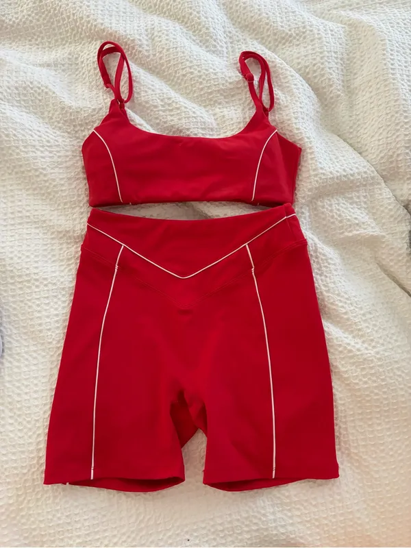 Yllw The Label Athletic Set Red Size XS - Image 2