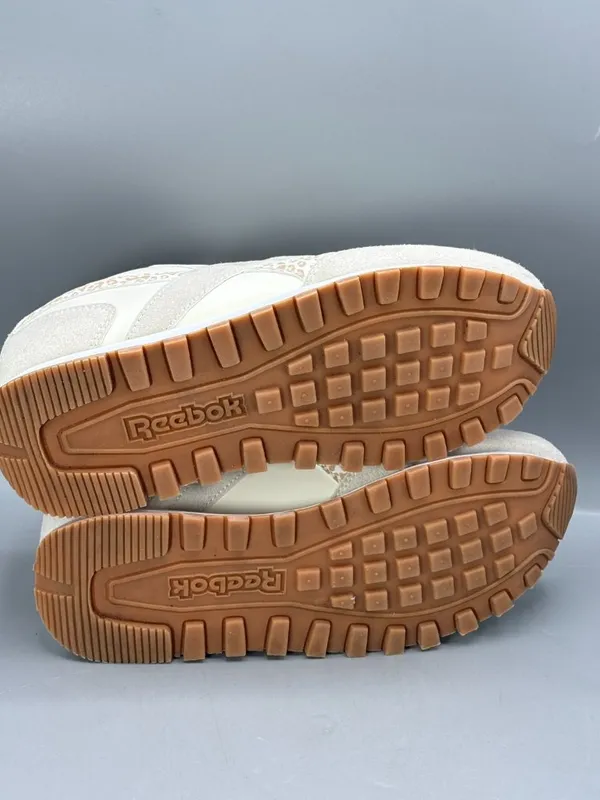 Reebok Classic Harman Sneakers Womens 8 Cream Leather Athletic FFC0119598 - Image 8