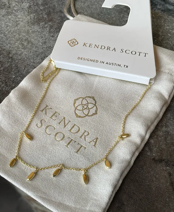 Kendra Scott Gold Necklace - Image 3