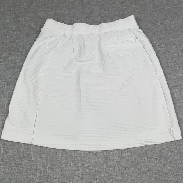 Tail Skort Womens XS White Textured Athletic Built In Shorts Stretch Pockets - Image 9