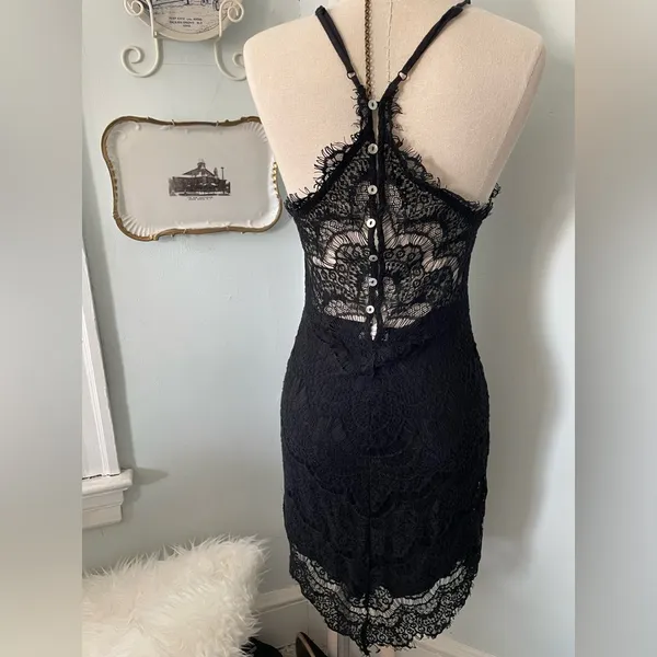 Free People Intimately Shes Got it Lace Slip Dress Small - Image 5