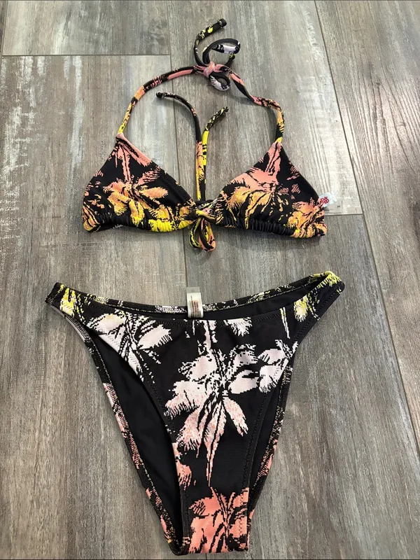 Solid & Stripe Ombré Palm bikini s/m - Image 2