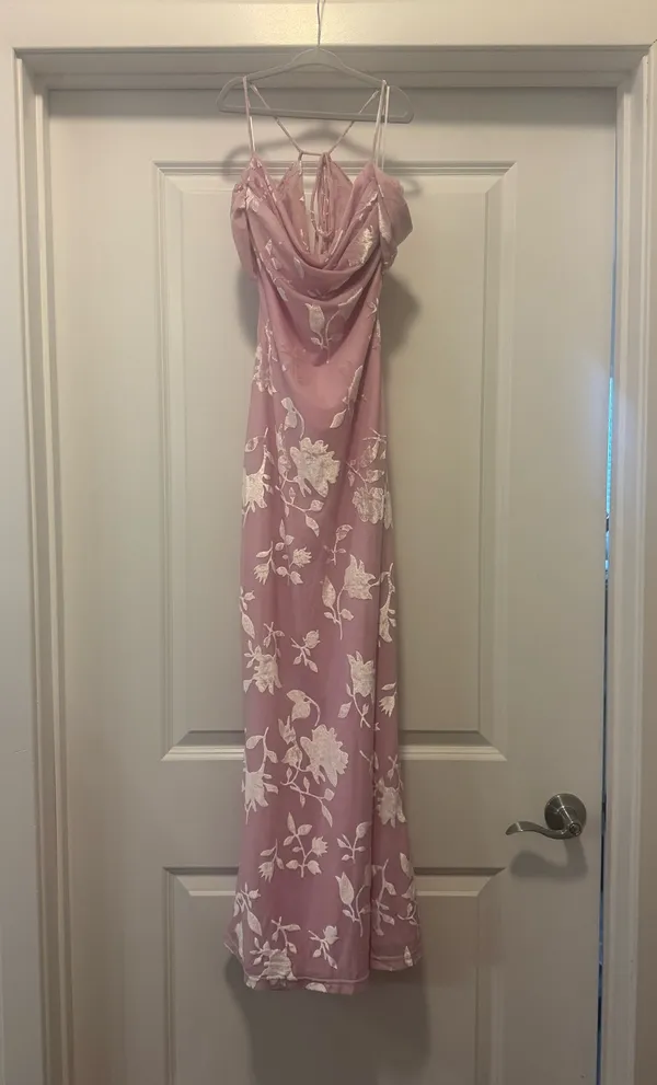 Hello Molly Good Fun Off Shoulder Maxi Dress Lilac Wedding Guest XS - Image 6