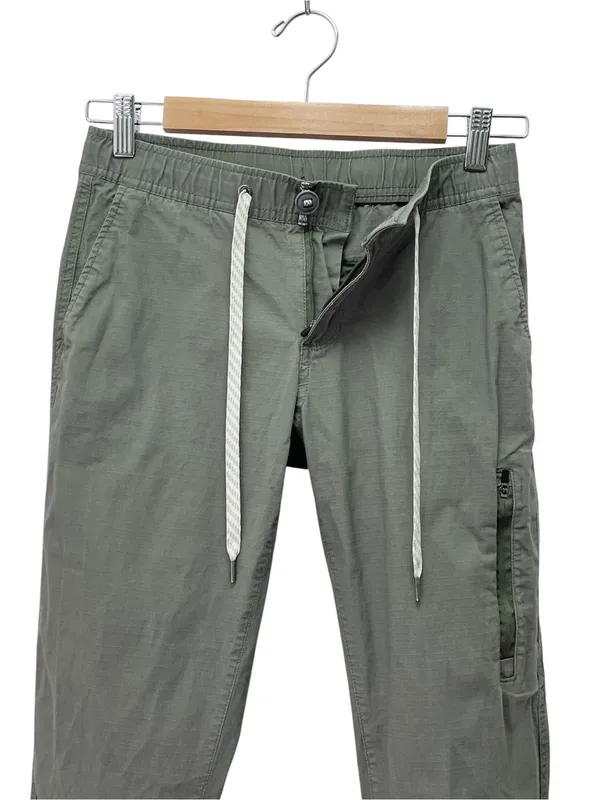Vuori Ripstop Jogger Pants Women’s Sz XS Olive Green Organic Cotton Cargo VW401 - Image 5