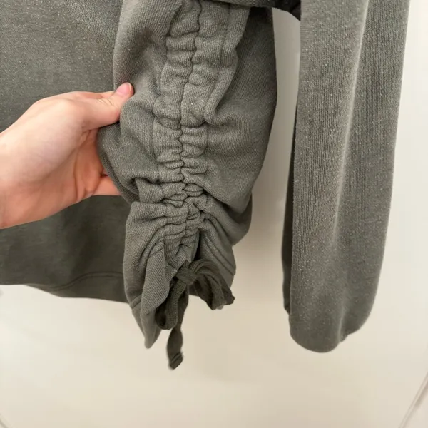 Aerie Green Hoodie Hooded Sweatshirt - Image 2