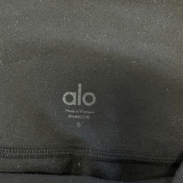 Alo Yoga High Waist Airbrush Bootcut Flare Leggings Black Size Small Yoga Pants - Image 10