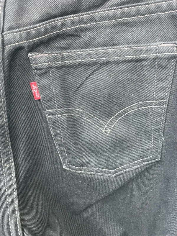 Vintage Y2K Levis 550 Relaxed Fit Tapered Leg JeansWomen 6 Reg S Black High Rise - Image 5