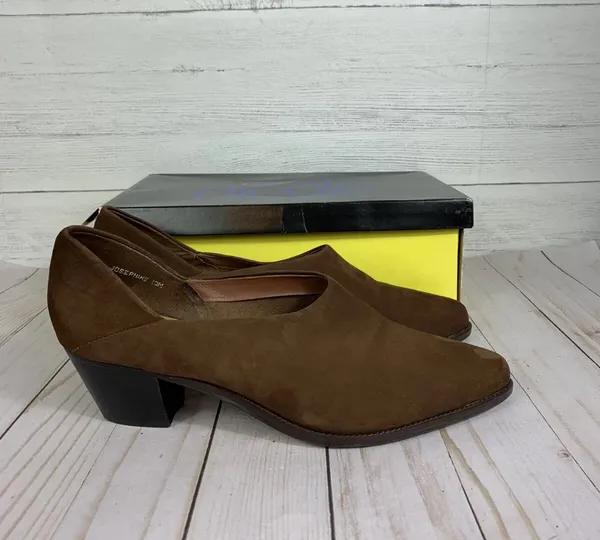 Nicole | Brown Suede Josephine Ankle Bootie size 10 M - Image 5