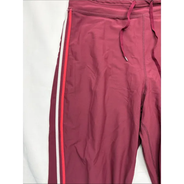The Upside size large / 10 burgundy track pants joggers athletic gym - Image 6