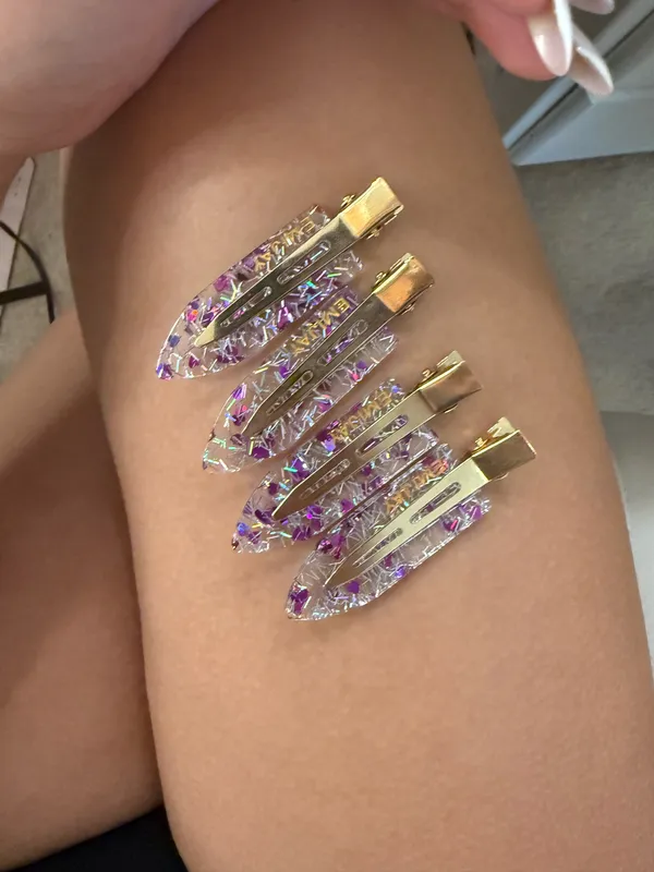 Emi Jay popstar clips Purple - Image 3