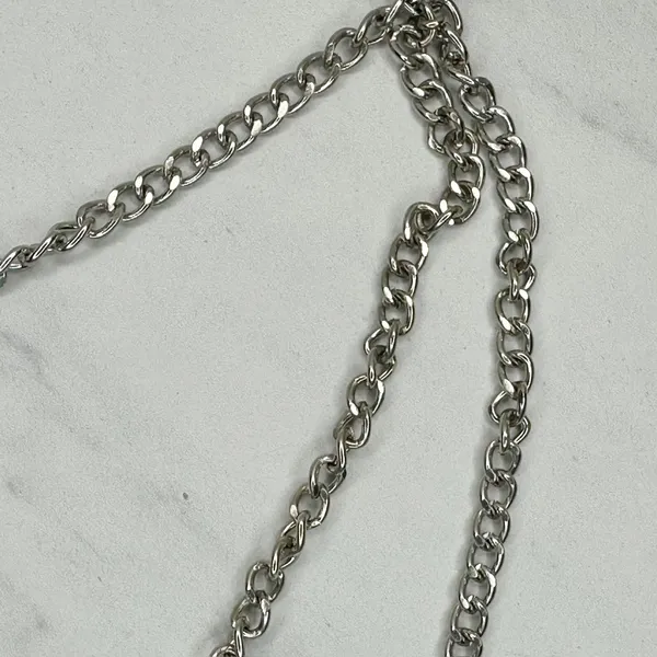 Draped Silver Chain Pants Chain Triple Strand Punk Y2K ✨ - Image 3