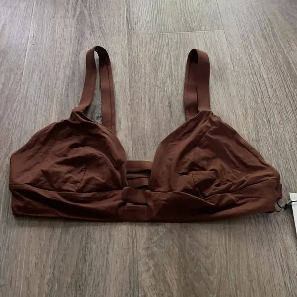 Vitamin A Brown Bikini Top Size 14 DD - Image 2