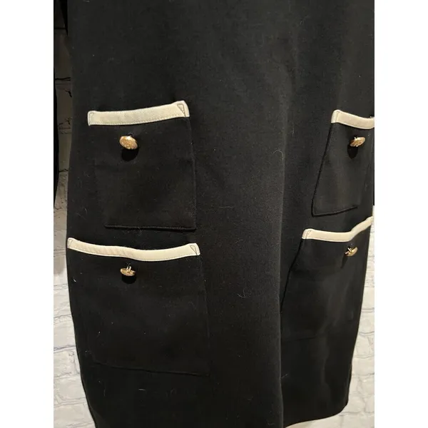 Tuckernuck Black Francoise Mod Mini Dress Extra Small XS - Image 4
