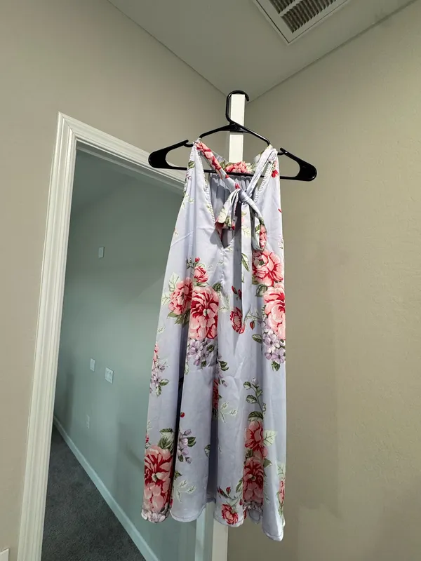 Lulus Floral high neck dress - Image 2