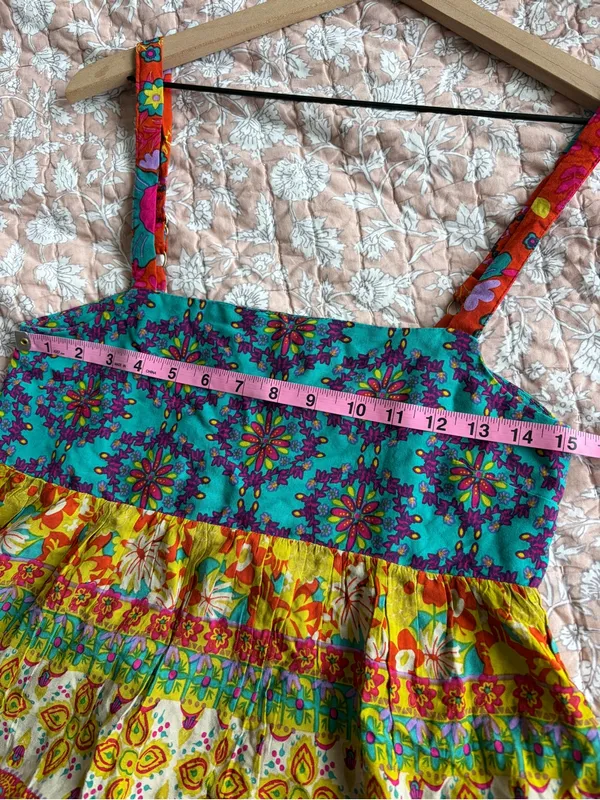 Natural Life Bohemian Patchwork Floral Tank Small - Image 6