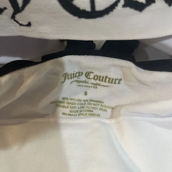 Juicy Couture Intimates 2Pack Seamless Bras Removable Pads Size S Blk/ White - Image 6