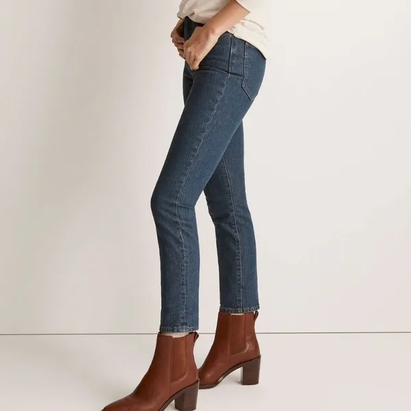 Madewell The Perfect Vintage Jean‎ 28 Blue High Rise Tapered Leg Haight Wash - Image 2