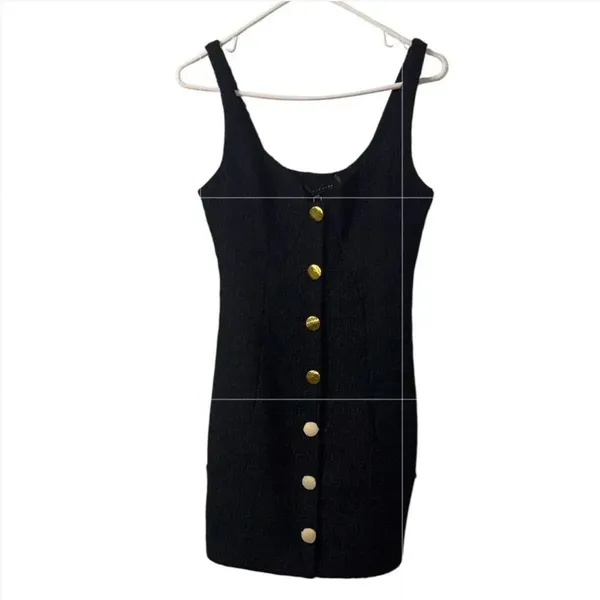 Endless Rose Sleeveless Black Mini Dress(Size XS) - Image 3