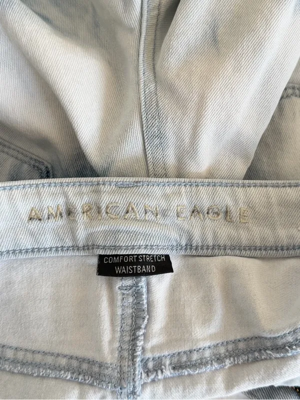 American Eagle Tie Dye Highest Rise Mom Jean Shorts Size 8 - Image 7