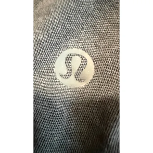 Lululemon Black High Neck Open Back Tie Hem Activewear Tank Top Size 6 - Image 4