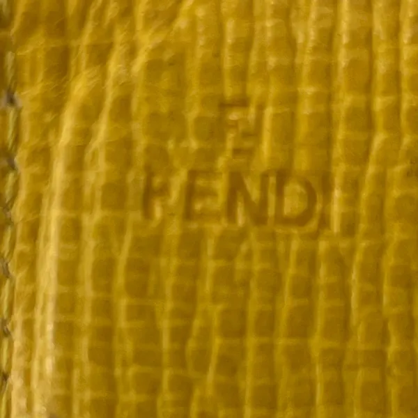Fendi Tobacco/Yellow Zucca Coated Canvas & Leather Long Wallet - Preowned - Image 5
