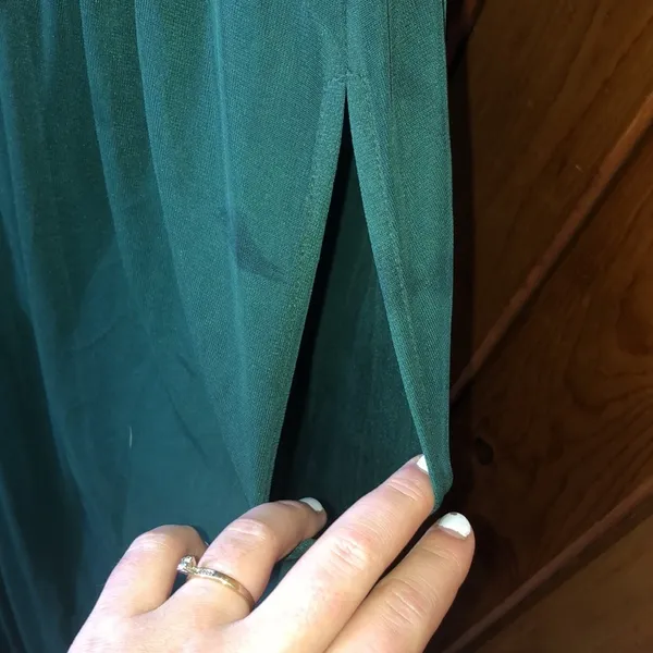 Birdy grey ELSYE DRESS MESH EMERALD bridesmaids dress size medium green wedding - Image 8