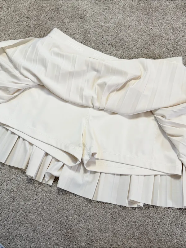 Prince Pickleball Women’s Pleated Skort Skirt Athletic in Ivory XL - Image 6