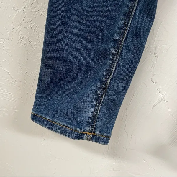 Hudson Womens Blue Mid Rise Skinny Jeans Womens 27 Denim Medium Wash Blue Ankle - Image 3