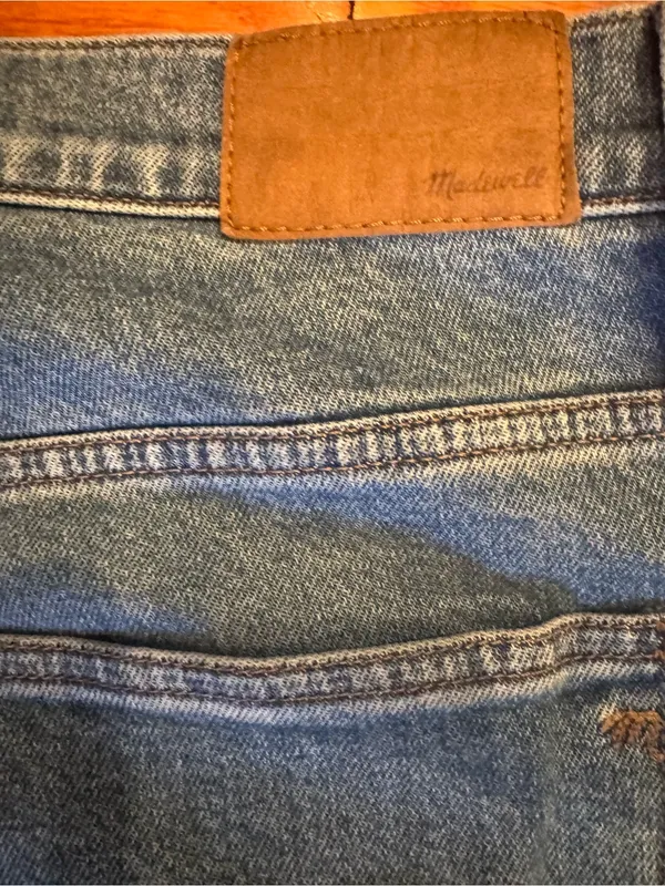 Madewell The Perfect Vintage Wide‑Leg Crop Jeans Size 32 - Image 7