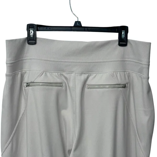 Athleta‎ Venice High Rise Jogger Pants Womens XL Beige Stretch Athletic Running - Image 5