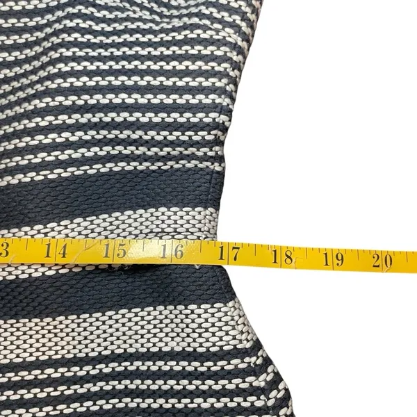 NWOT J Crew Sheath Dress Navy White Stripe Tweed‎ Indigo Size 12 Career Nautical - Image 11