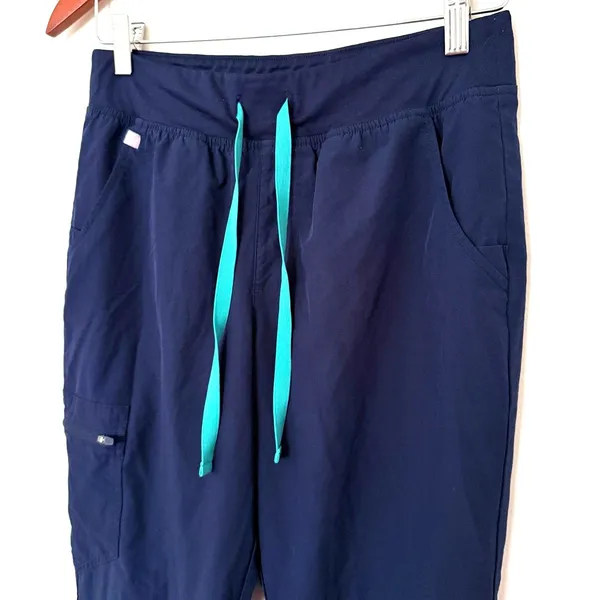 Figs FIONx Zamora Jogger Scrub Pants 6-Pocket Yoga Waistband Professional Sz S - Image 4