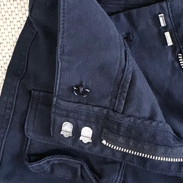 Wilfred Free Picture Wide Leg Cargo Pants in Black Size 4 - Image 13