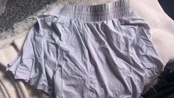 white skort ASRevival Purple - Image 2