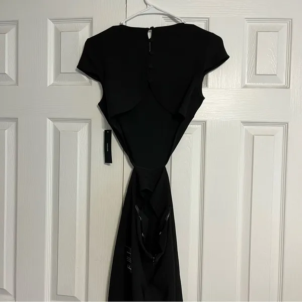 Lulus Conversation Piece Black Backless Maxi Dress NWT - Image 4