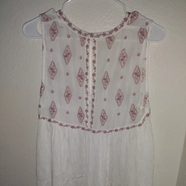Free People‎ Sleeveless Diamond Embroidered Small - Image 4