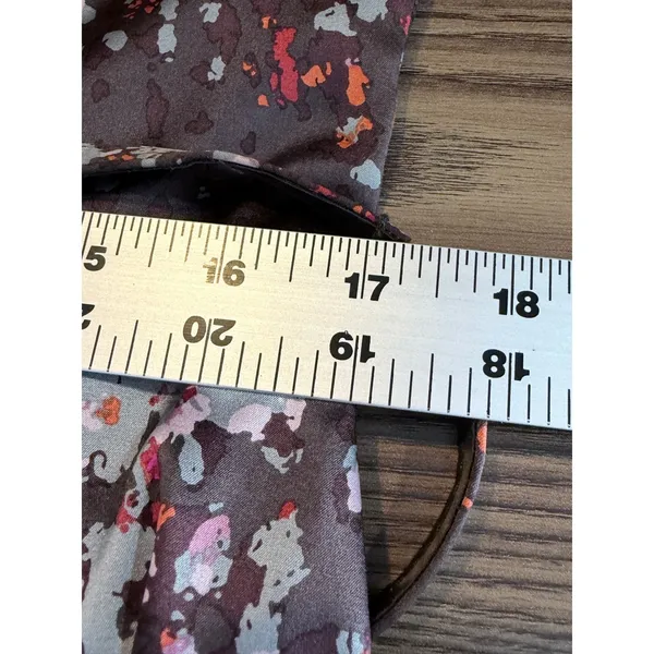 David Meister‎ Brown Abstract Print Silk Blend Belted Sheath Dress 12 - Image 14