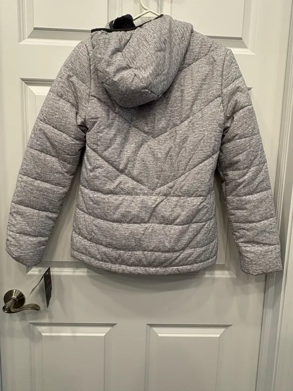 NWT New Balance Light Gray Puffer Coat - Image 4