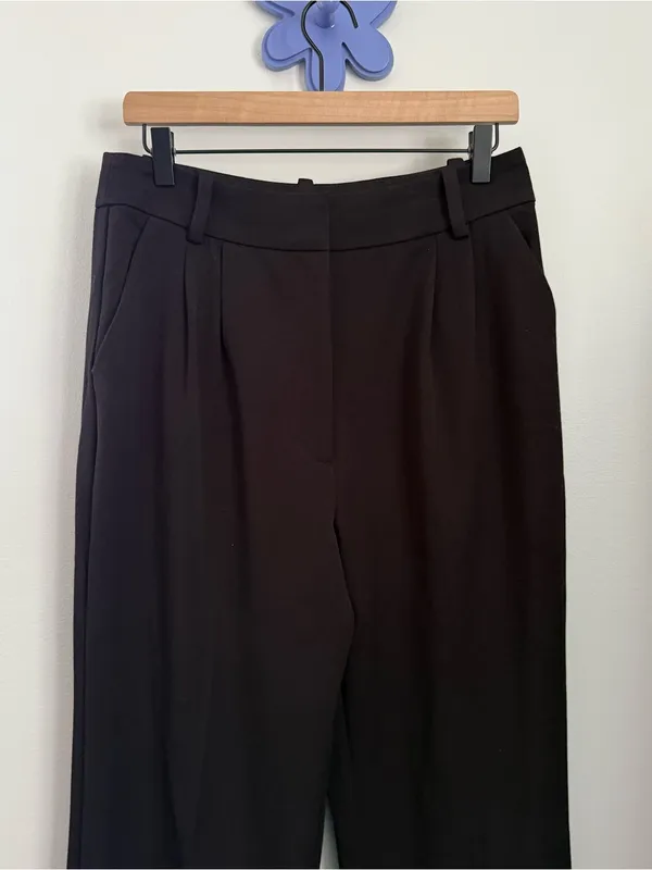 Favorite Daughter 10 The‎ Petite Favorite Pants Black Business Career Wide Leg - Image 3